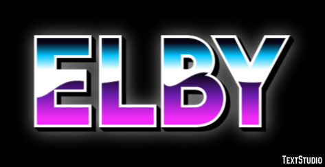 Elby Efeito de texto