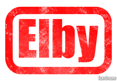 Elby Efeito de texto