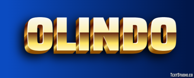 Olindo Effetto testo