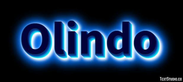 Olindo Effetto testo
