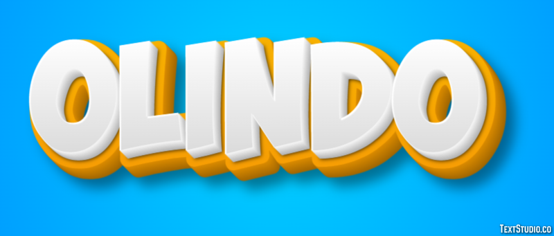 Olindo Effetto testo