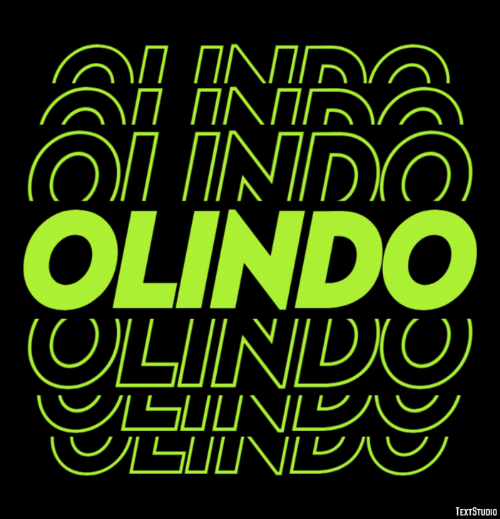 Olindo Effetto testo