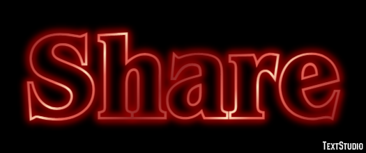Share Texteffekt