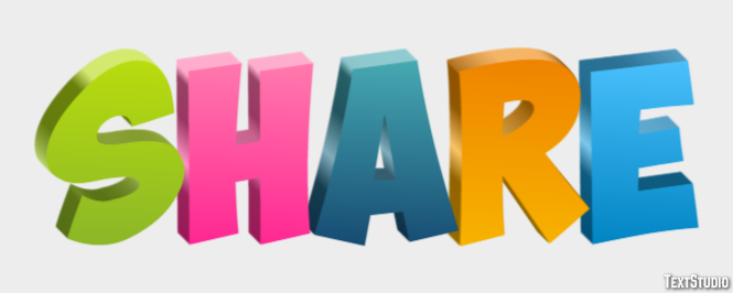 Share Texteffekt