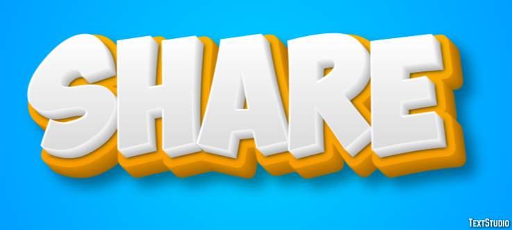 Share Text Effect