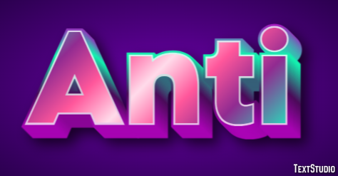 Anti Text Effect