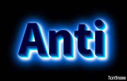 Anti Text Effect