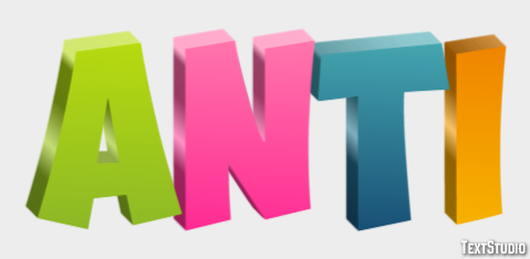 Anti Text Effect