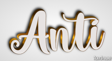 Anti Text effect