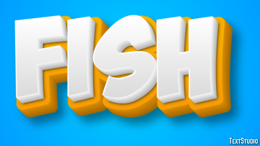 Fish Text effect