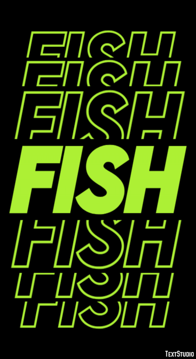Fish Text effect