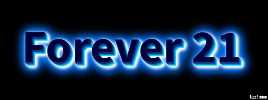 Forever 21 Effetto testo