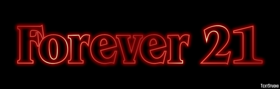 Forever 21 Effetto testo
