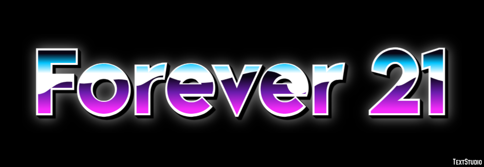 Forever 21 Effetto testo