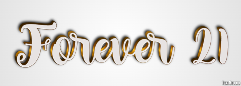 Forever 21 Effetto testo