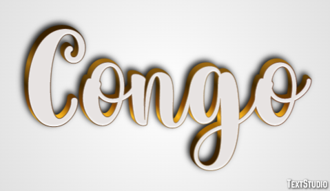 Congo Text Effect