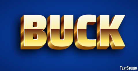 Buck Text Effect