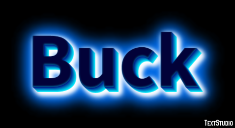 Buck Text Effect