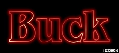 Buck Text Effect