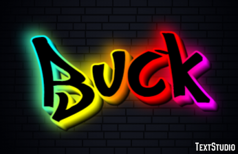 Buck Text Effect