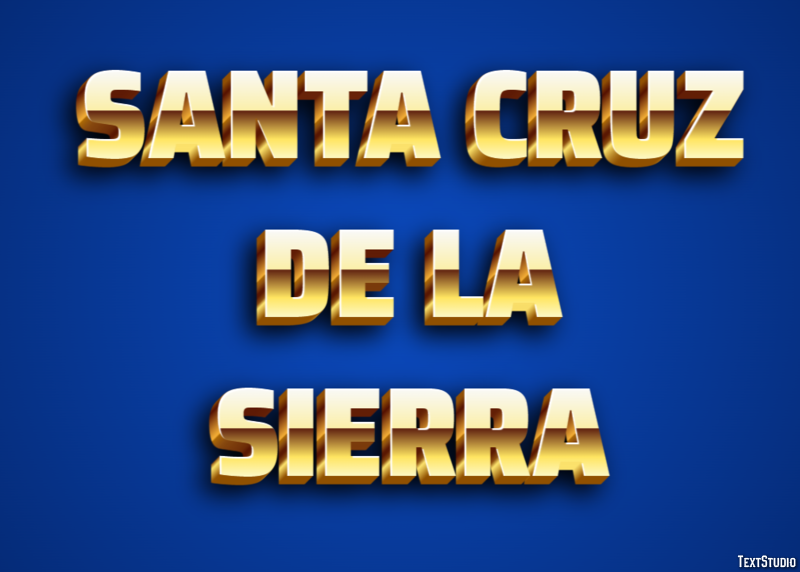 Santa Cruz de la Sierra Effetto testo