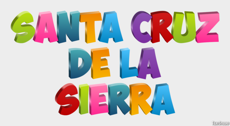 Santa Cruz de la Sierra Effetto testo