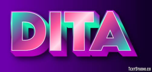 Dita Effetto testo
