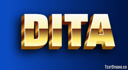 Dita Effetto testo