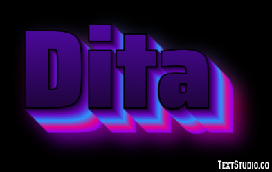 Dita Effetto testo