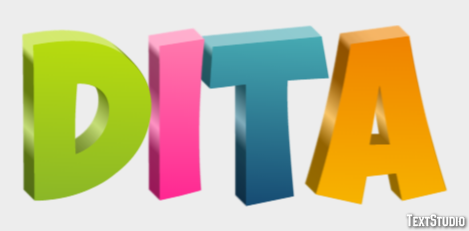 Dita Effetto testo