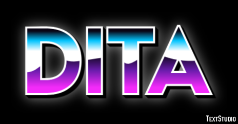 Dita Effetto testo