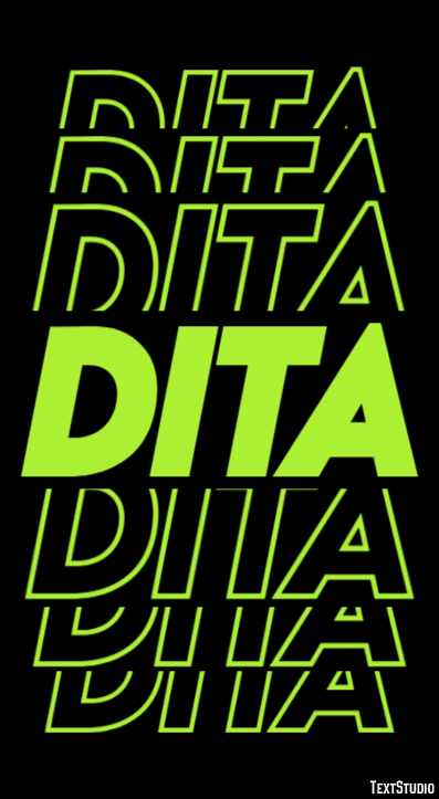Dita Tekst Effect