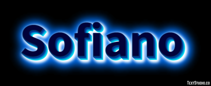 Sofiano Texteffekt