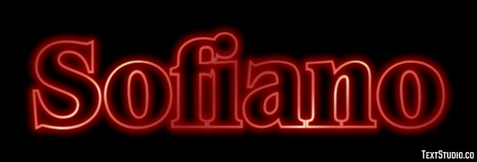 Sofiano Effetto testo