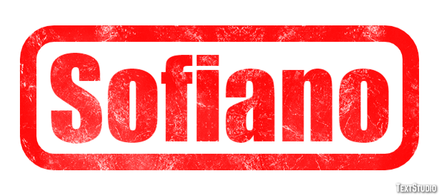 Sofiano Effetto testo