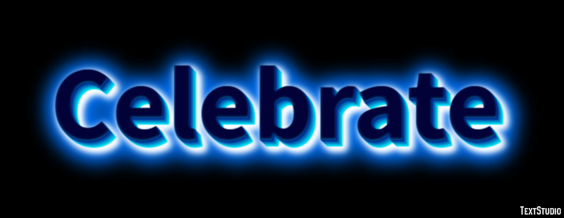 Celebrate Effet de Texte