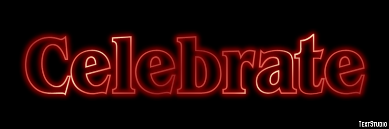 Celebrate Effet de Texte