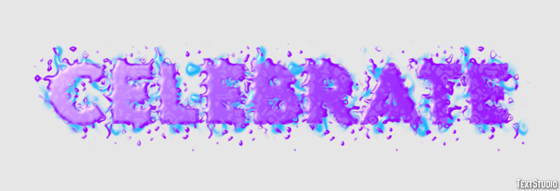 Celebrate Effet de Texte