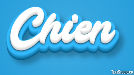 Chien Efecto de Texto