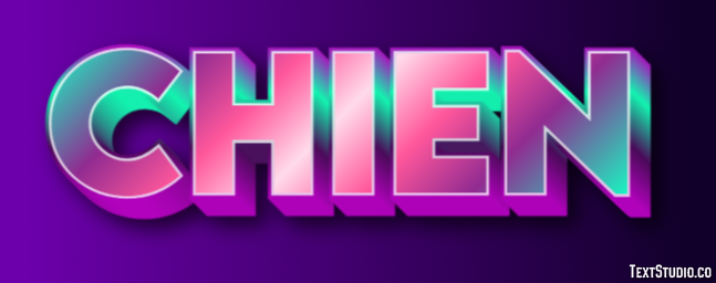 Chien Efecto de Texto