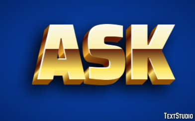 Ask Efecto de Texto