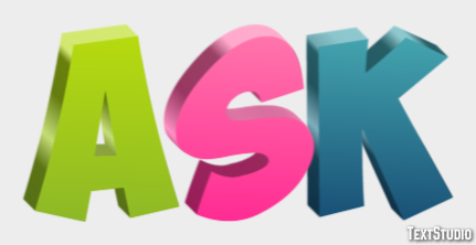 Ask Efecto de Texto
