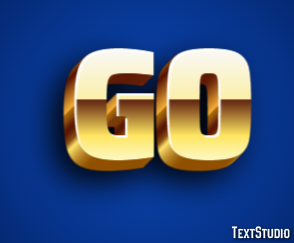 Go Efecto de Texto
