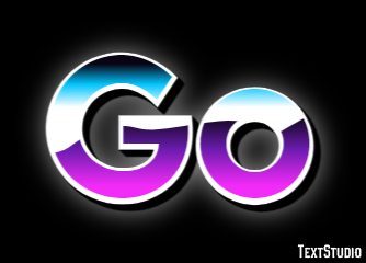 Go Efecto de Texto