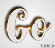 Go Efecto de Texto