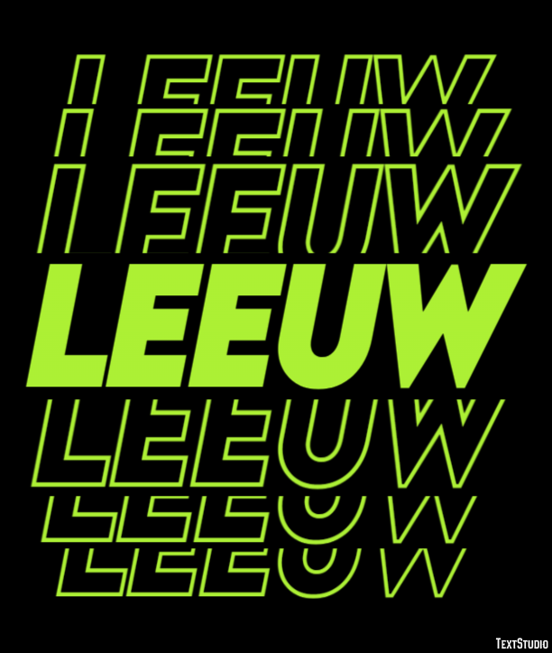 Leeuw Tekst Effect