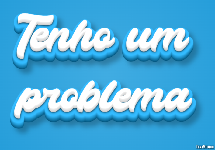 Tenho um problema Efeito de texto