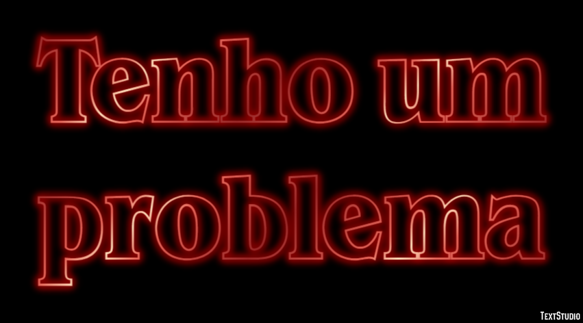 Tenho um problema Efeito do texto