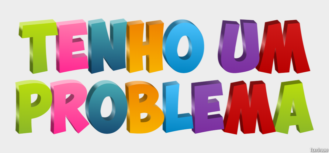Tenho um problema Efeito de texto