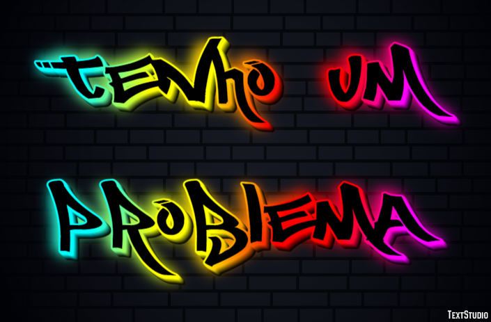 Tenho um problema Efeito de texto